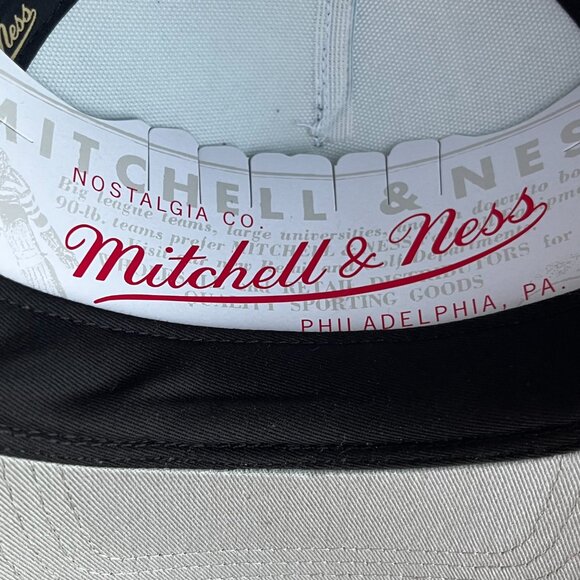 MITCHELL & NESS NBA LOS ANGELES DODGERS DENIM SUEDE PATCH SNAPBACK HAT NEW - Picture 5 of 5